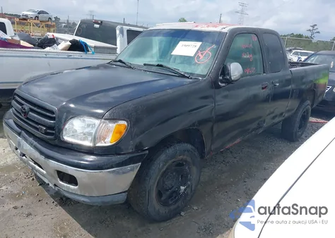 2000 Toyota Tundra Sr5 V8 z USA, uszkodzony, nr VIN 5TBRT3414YS044197